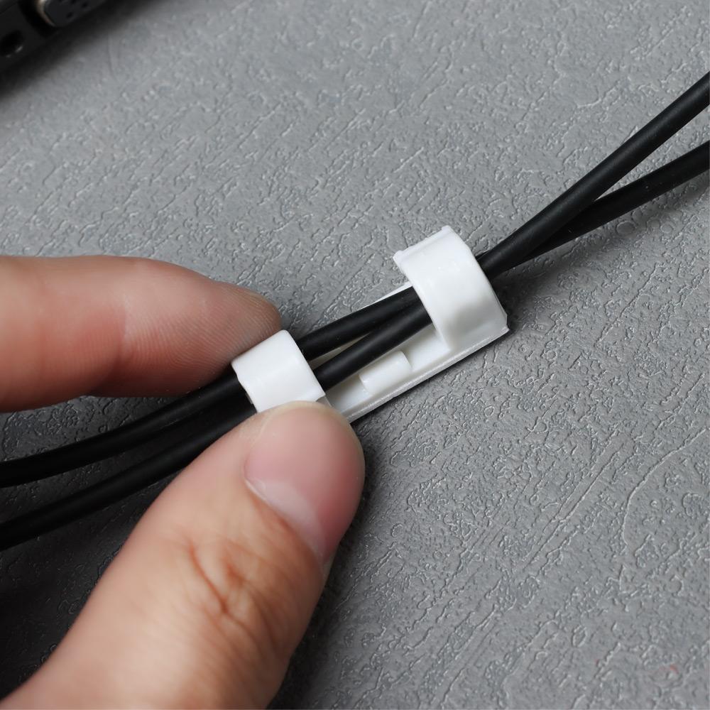 20Pcs High-quality Cable Practical Wire Holders Electrical Line Collator Storage Racks Adhesive