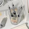 1pcs Transformable Pen Stress-relieving automatic fun stationery Push-button ballpoint pen