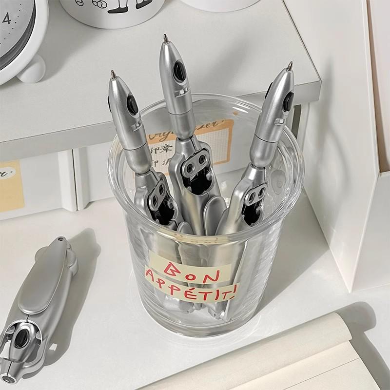 1pcs Transformable Pen Stress-relieving automatic fun stationery Push-button ballpoint pen
