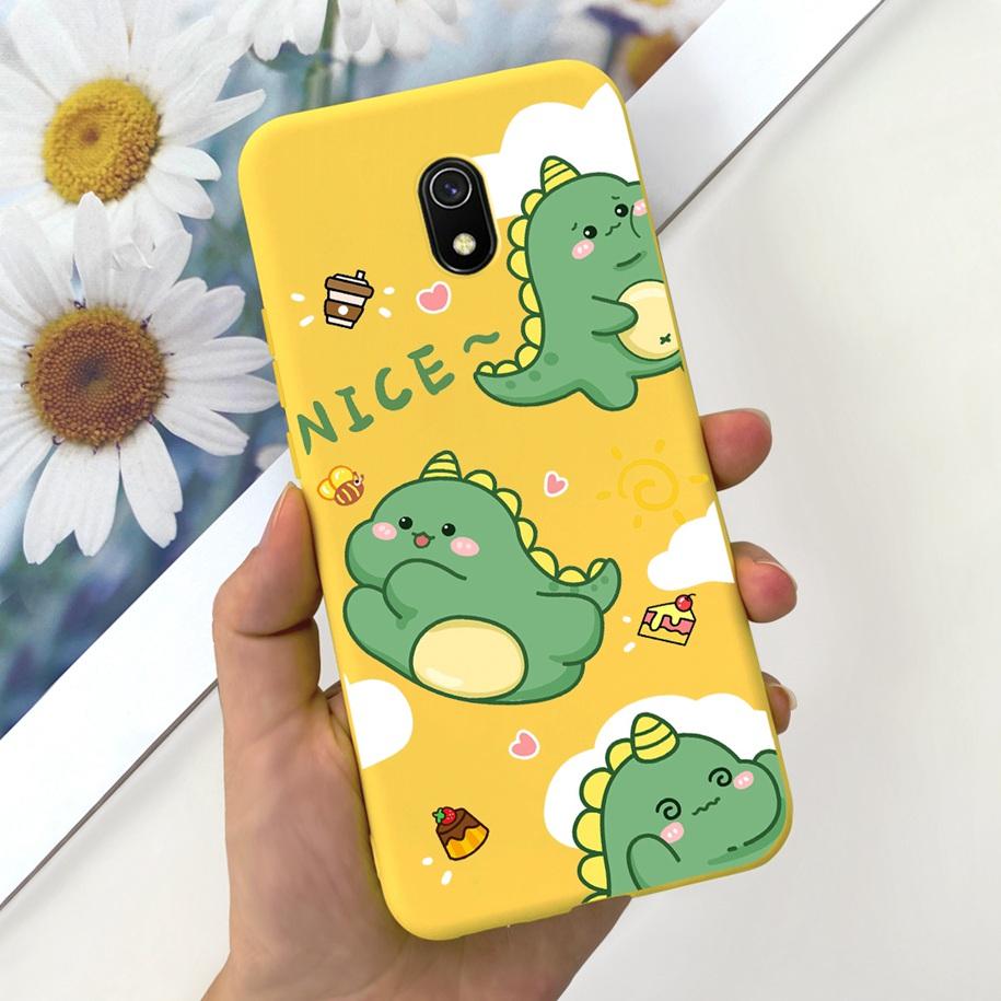 Чехол для Xiaomi Redmi 8 8A Милый Динозавр Тонкий Мягкий Силиконовый Защитный Чехол Для Xiomi Redmi 8A Funda Redmi8 Redmi8A Чехол для Телефона