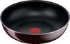 Tefal Pot with Removable 26 Deep for Gas Fire Free of Harmful Substances Such As Neo Vintage Bordeaux Intense Wok Brown L43977 Stir-fry Handle, Cm,