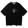 ALVINCLO Хлопковая футболка с принтом Apple Grip, увеличенного размера, с коротким рукавом Ast4542 (5 цветов)