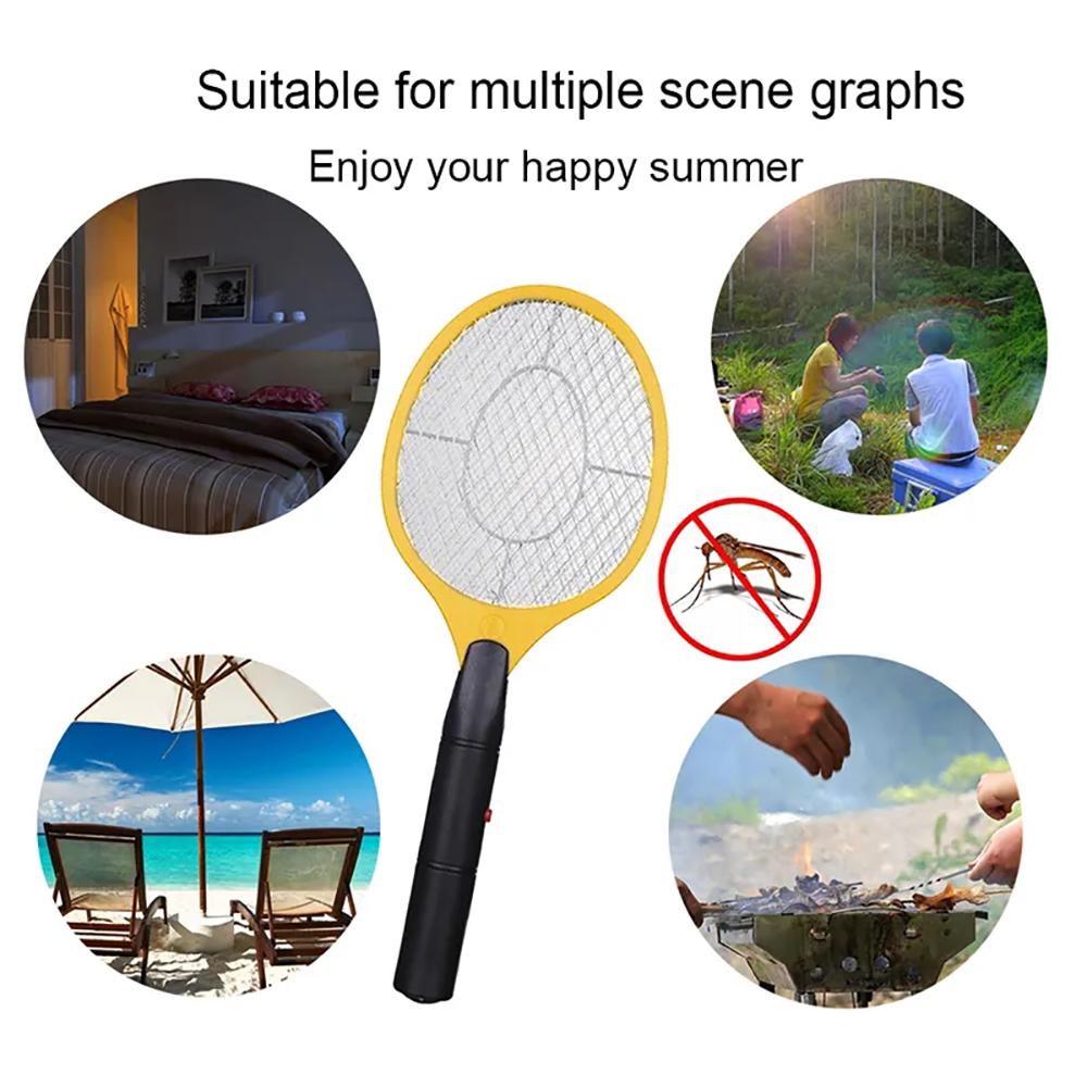 Battery Power Mosquitos Killer Electric Mosquito Repeller Portable Killer Insects Swatter Racket for Home Accessories Tools 2024