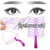 Four Generations of Thrush Card Hand-held Beginners Full Set of Natural Three-dimensional Eyebrow Card Unibrow Applique Eyebrow Aid Makeup Tools