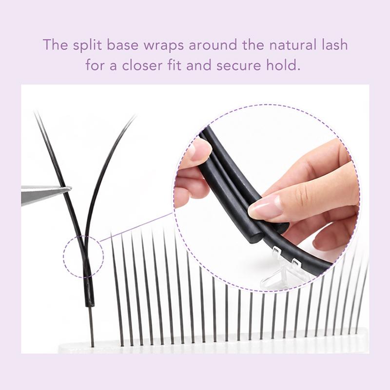 DIYDAY Wrap Split YY / U-YY Eyelash Extensions Easy Fanning for Beginners Soft Lightweight Pre-made Volume Lashes Supplies