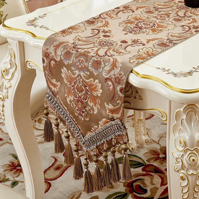 Скатерть с большими узорами, китайский синий настольный флаг, чайный столик, закрывающая крышка шкафа для телевизора, ткань с кисточками