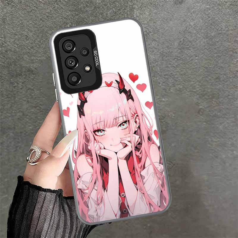 Чехол для телефона Zero Two 02 Кавайный Милый Мягкий для Samsung A17 A16 A15 A14 A13 A57 A56 A55 A54 A53 A37 A36 A35 A34 A33 A26 A25 A24 A23