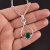 Green Onyx Gemstone 925 Sterling Silver Ethnic Sisters Gift Engagement Pendant PP-40-11