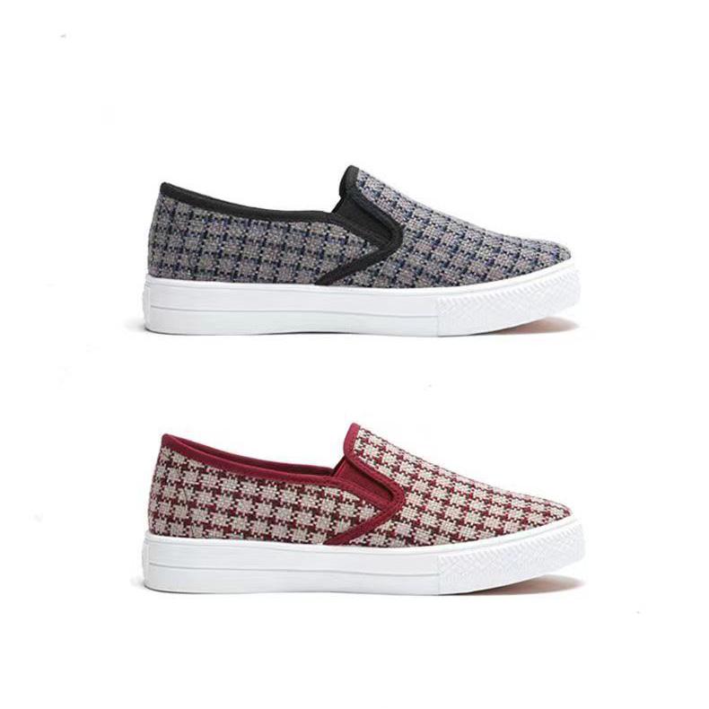 Женские парусиновые туфли на плоской подошве, повседневные туфли с решеткой, ленивые кроссовки 36-40