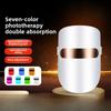 Photon Skin Rejuvenation Beauty Instrument Red and Blue Light Mask Instrument Household Face Colorful Spectrum Large Row Light Led Mask