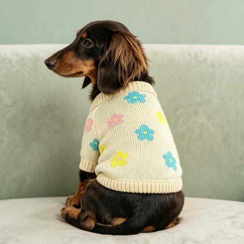 PETCIRCLE Одежда для питомцев Одежда для собак и кошек Коллекция осенне-зимних утолщенных теплых вязаных свитеров
