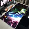 Белый аниме коврик для мыши Механический воин Ggundam Zzaku II Игровой нескользящий расширенный коврик для стола под клавиатуру Геймерский коврик для мыши для киберспорта