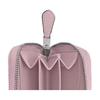 Coach Женский кошелек для карт Essential 11, стеганый, с дизайном Color Block, из кожи наппа, аксессуары, розовый CBF62-LHY24