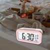Digital Alarm Clock Multifunctional Mute with Indoor Temperature for NightStand,