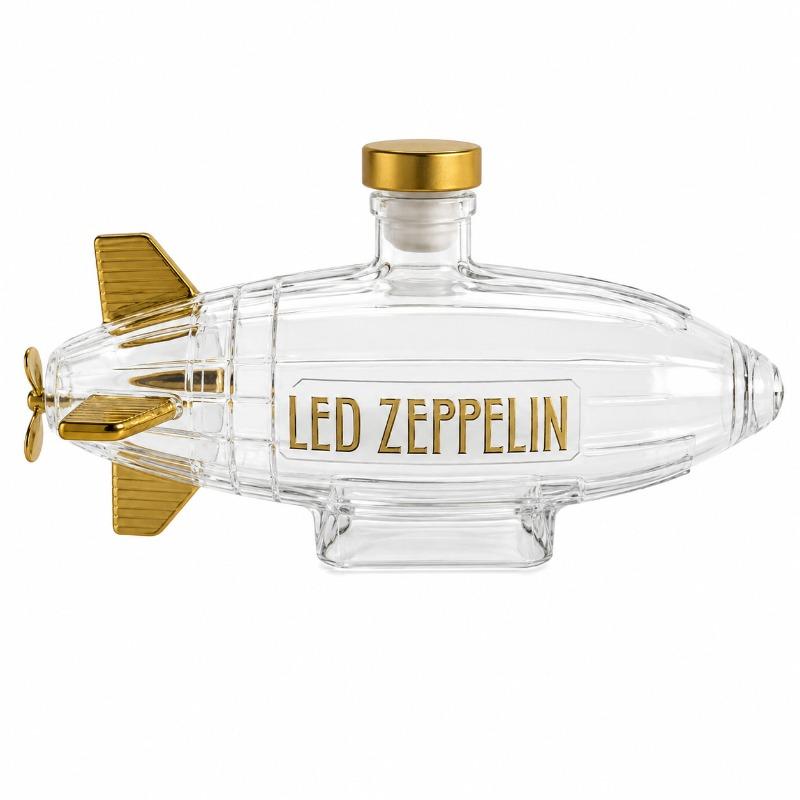 Led Zeppelin Band Whiskey Decanter Creative Zeppelin Airship Glass Liquor Bottle Collectible Bar Decoration