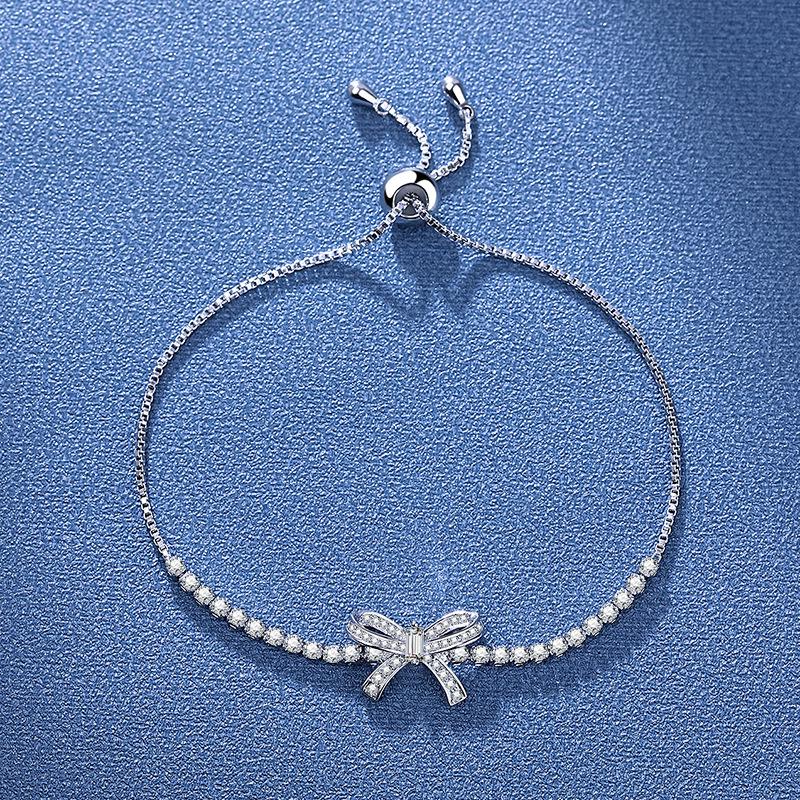 Elegant Zircon Bow Bracelet - 2025 Fairy Style