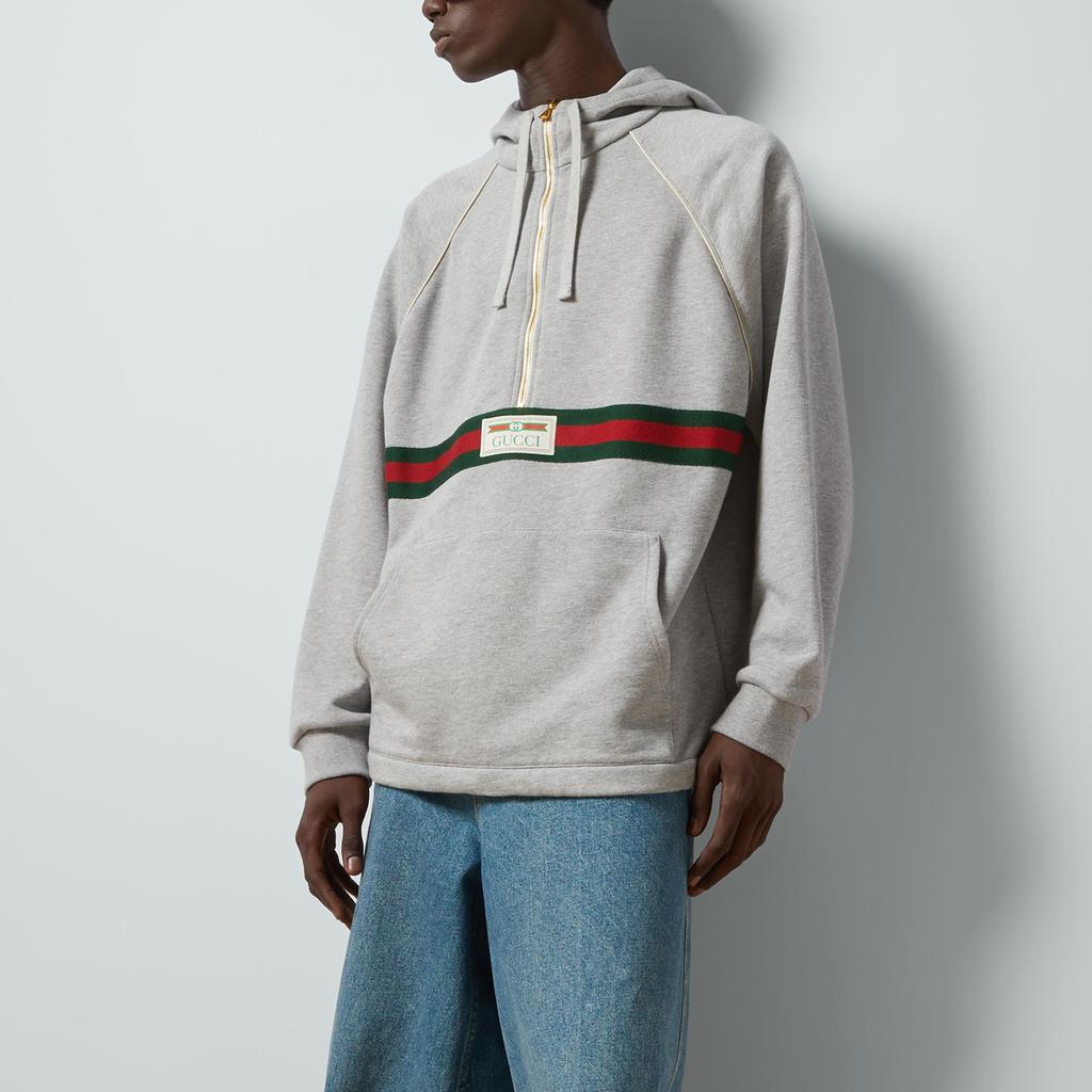 Gucci Свитшот мужской SS24 Серый 645320-XJF63-1148