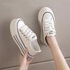 Canvas Shoes Women's 2024 New Little White Shoes Versatile Thick-soled Heightening Sports and Leisure Board Shoes Women's Popular Women's Shoes