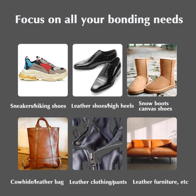 60 мл Сильный клей для ремонта обуви Быстросохнущий Универсальный герметик Водостойкий Клей для обуви Профессиональный инструмент для ремонта обувщика 1/2/3 шт.
