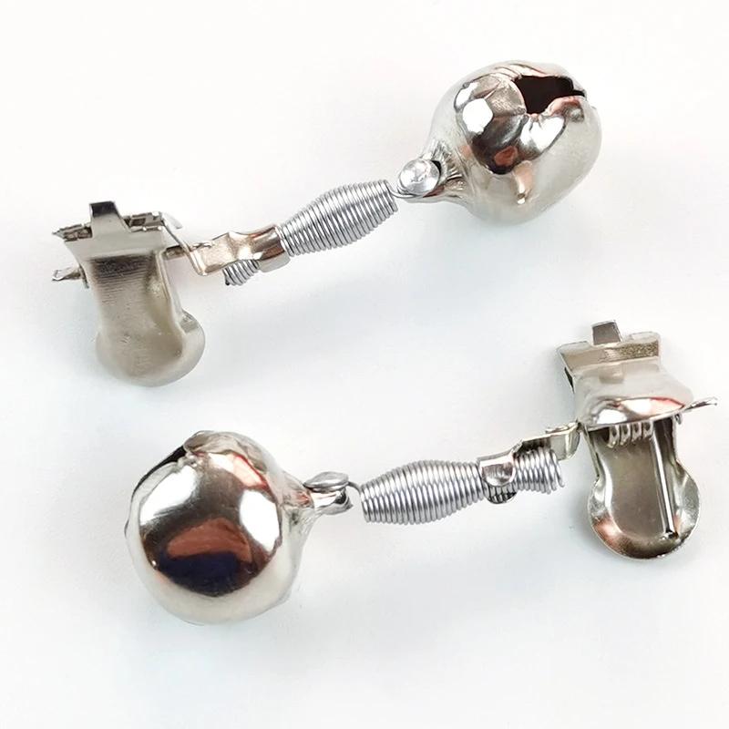 5Pcs Fishing Alarm Tip Single Alarm Bell Night Fishing Rod Bait Alarms Loud Alert Bell Clips Portable Fishing Alarms