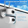 WiFi/4G Dual-Network Panoramic Night Vision HD Outdoor Security Camera