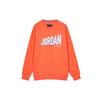 Embroidered Logo Fleece Sport Casual Sweatshirt Men Tops Orange DV7589-817