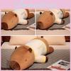 Animal Pillow Capybara Soft Texture Design Plush Lying Doll Duck Orange Sakaban