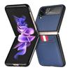 Портативный кожаный чехол с отделением для карт для Samsung Galaxy Z Flip 4 Flip4 Flip 3 Flip3 5g Zflip4, сумка для мобильного телефона с защитой от царапин