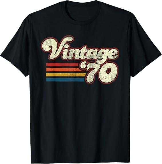 NEW LIMITED Retro Cool 1970 Birthday Design Best Gift Idea Tee T-Shirt