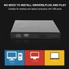 Внешний оптический привод USB DVD-RW, аксессуар для настольного компьютера и ноутбука для Windows XP 8 Vista