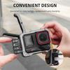 Металлический адаптер-рамка Flymile для камеры Insta360 Ace Pro 2, клетка из алюминиевого сплава, крепление «холодный башмак», полная защита