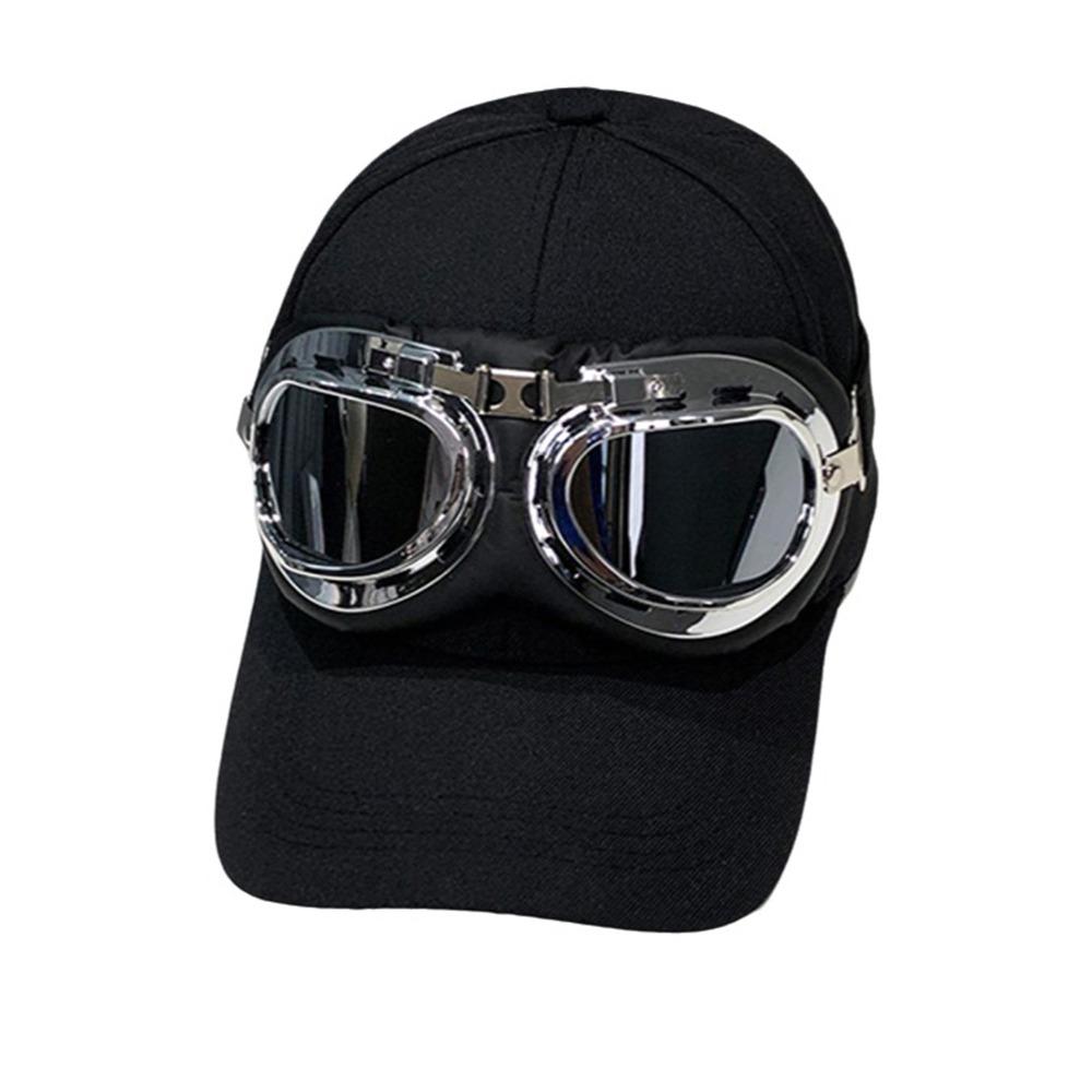 Vintage Baseball Cap With Sunglasses Washed Cap New Dad Hat Summer