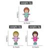 90s Cute Dolls Enamel Pins Custom Kids Toys Brooches Lapel Badges Cartoon Funny Jewelry Gift for Kids Friends