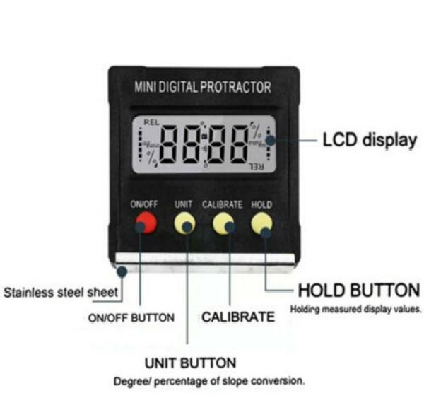 Кубический инклинометр, измеритель угла, цифровой транспортир, электронный уровень