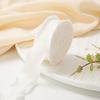 10 Yards Wrinkled Lace Edge Ribbons Flower Packing DIY Bow Hair Accessories Handmade Decoration Fabric Silk Ribbon