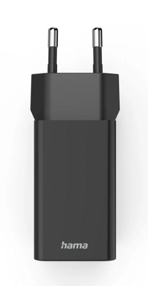 Hama power delivery usb-c usb-a 35w black wall charger