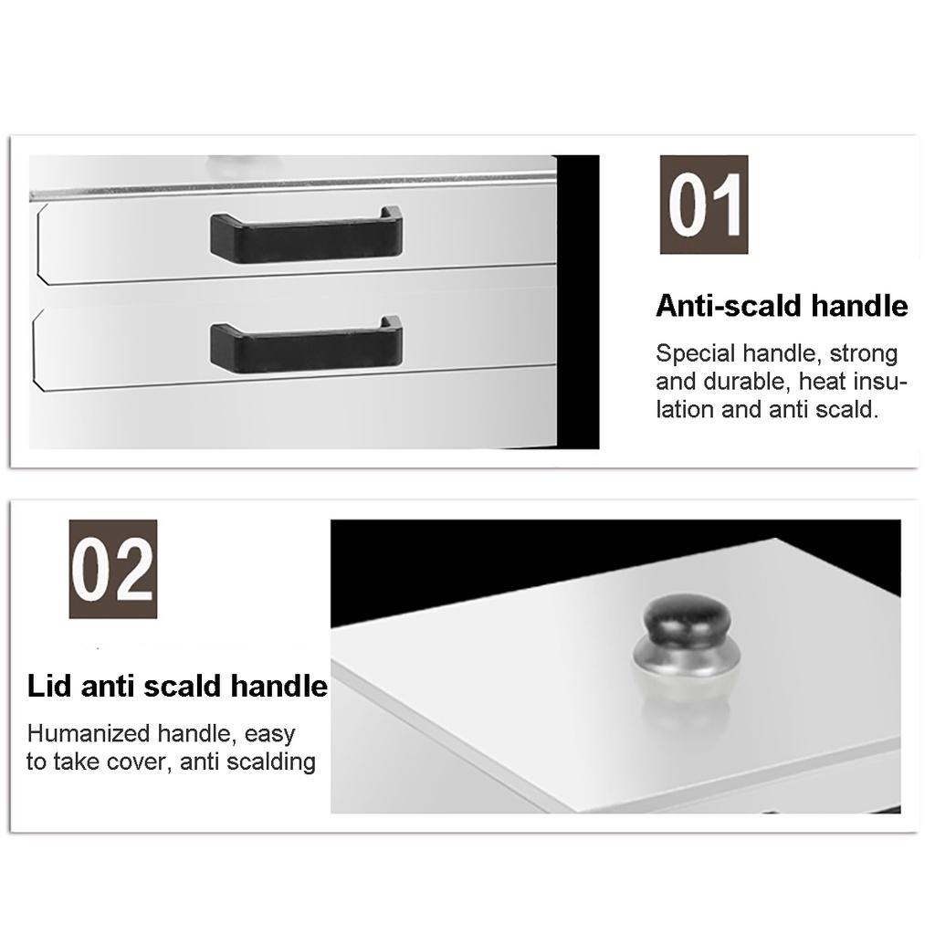 Бытовая 1-2-слойная булочка с вермишелью, пароварка, пароварка из нержавеющей стали 304, ролл с рисовой лапшой, булочка на пару, паровая машина