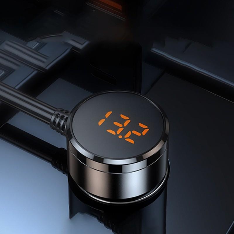 Портативное автомобильное зарядное устройство Quick Charge 3.0 и USB 20 Вт Адаптер прикуривателя 128 Вт Высокая мощность 12 В/24 В Автомобильный разветвитель