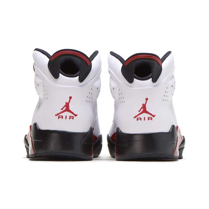 Air Jordan 6-17-23 GS Белые Красный Зал Детские Кроссовки Черные 428818-100