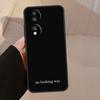 Простой минималистичный черный чехол с цитатой для Honor Magic 8 Pro 6 5 7 Lite Чехол для Honor 400 200 90 70 50 X8c X8b X9a X9b X9c X9d Win