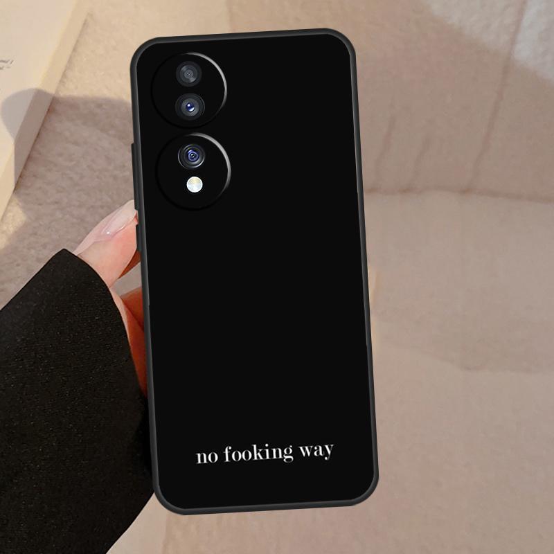 Простой минималистичный черный чехол с цитатой для Honor Magic 8 Pro 6 5 7 Lite Чехол для Honor 400 200 90 70 50 X8c X8b X9a X9b X9c X9d Win
