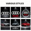 2Pcs Car Door Welcome Logo Light Projector Lamp For Audi A1 A2 A3 A4 A5 A6 A7 A8 TT S3 S4 S5 S6 S7 Q2 Q3 Q5 Q7 Q8 RS3 R8