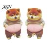 3D Belly Animal Sticker 1 Pair Dog Anti-collision Anxiety Stress Relief Elastic Puppy Tummy Cartoon Decal Fat