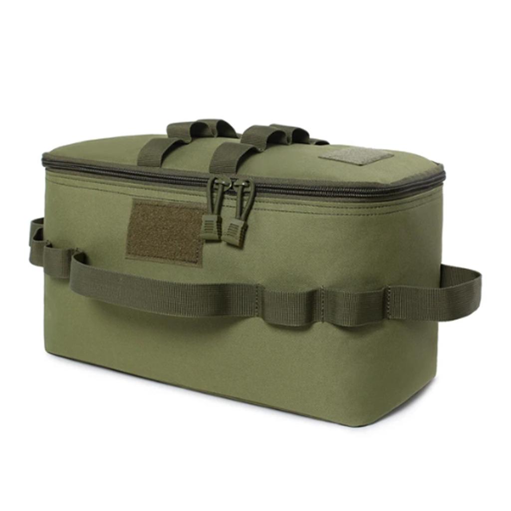 Походная сумка MOLLE для наружного использования Кемпинг Хранение Сумка-переноска Баллон для газовой плиты Котелок Переноска Сумка-переноска Пикник Сумка-переноска Органайзер для посуды и столовых приборов