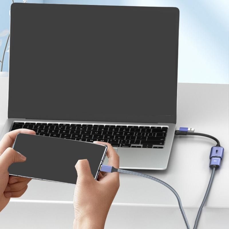 4K Video Capture Card USB+Type C to HDTV Video Grabbers Recorder for Game Camcorder Camera Recording Live Streaming