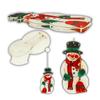 Snowman Christmas Window Decoration Hanging Luminous LED Ornament