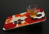 TATSU-CRAFT NR Non-Slip Tray L 39 cm Check Blue Direct from Japan