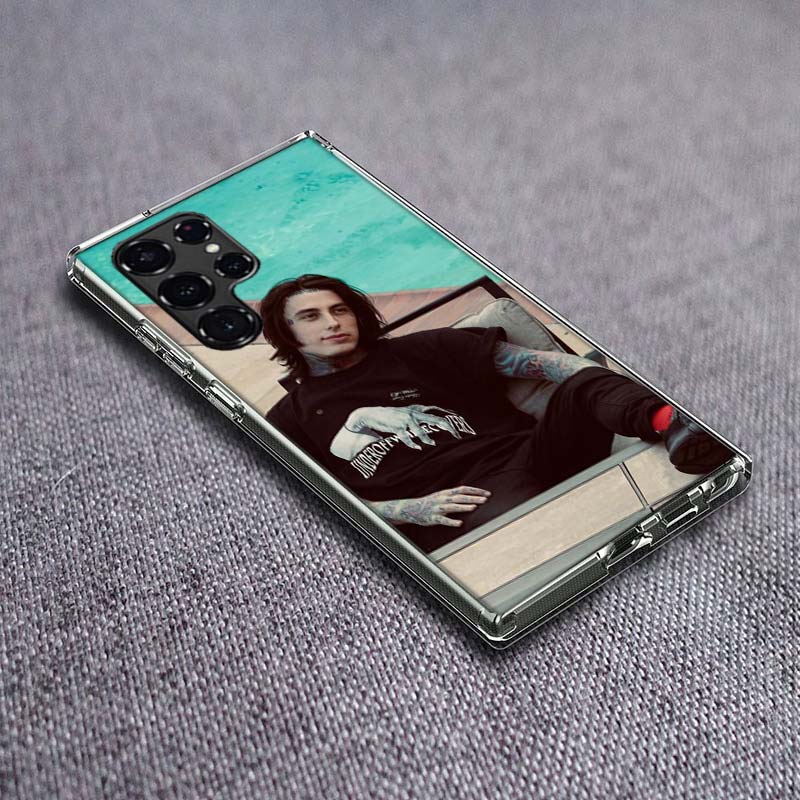 Чехол для телефона Singer R-Ronnie R-Radke для Samsung Galaxy S24 S23 S21 S20 FE S22 S26 Ultra S25 Edge S10 Plus Прозрачный ТПУ Чехол Sh