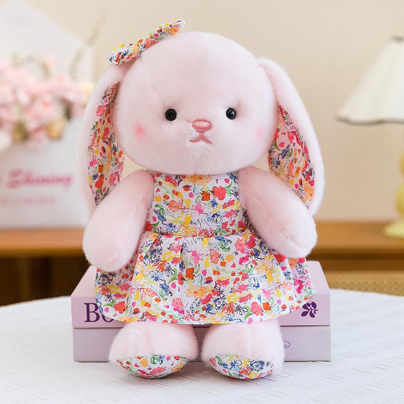 Soft Bunny Plush Doll With Long Ears For Kids Room Decoration And Comfort