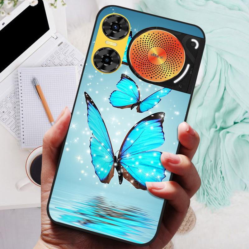 Для ZTE Nubia Music 2 Чехол Лев Волк Силиконовая Мягкая Задняя Крышка Для Nubia Music2 Чехлы для Телефона 6.7" Защитный Чехол Черный Матовый